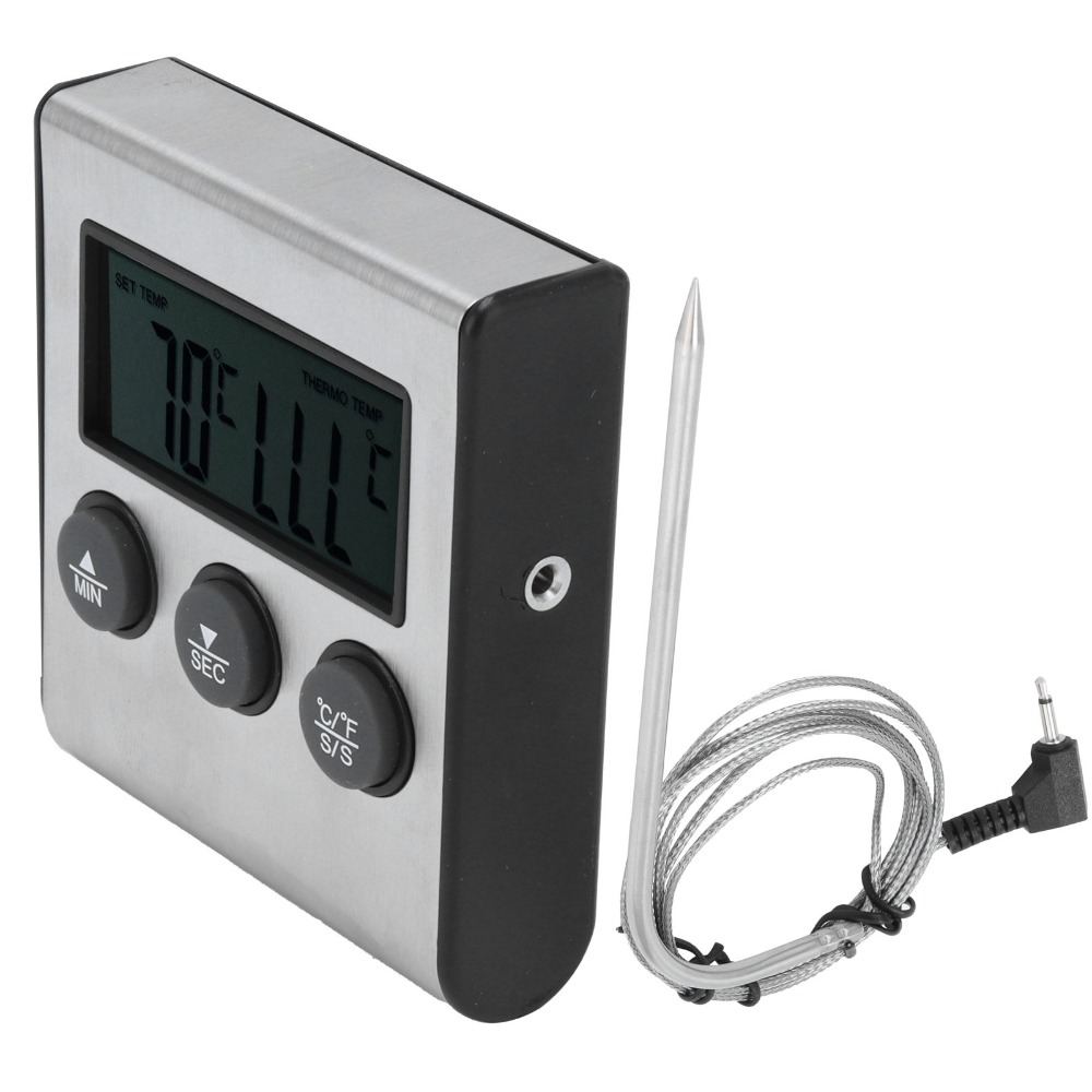 Pool Alarm Float - Termometro Digitale Argento per Carne BBQ