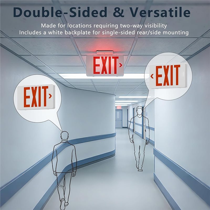 Luce di Emergenza LED ABKQ-UL  - Emergency Exit Sign recensione e prezzo