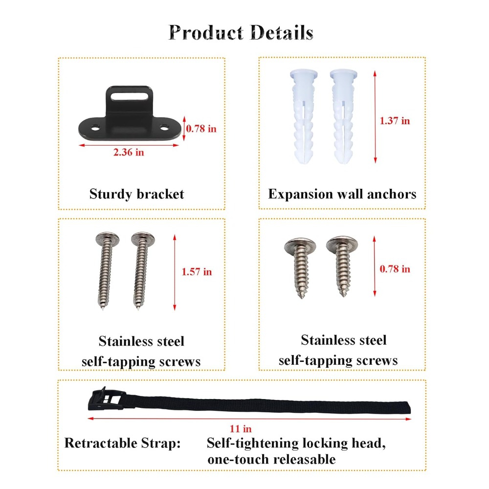 Ancoraggi per Mobili Antisismi - Earthquake Anchor Strap recensione e prezzo